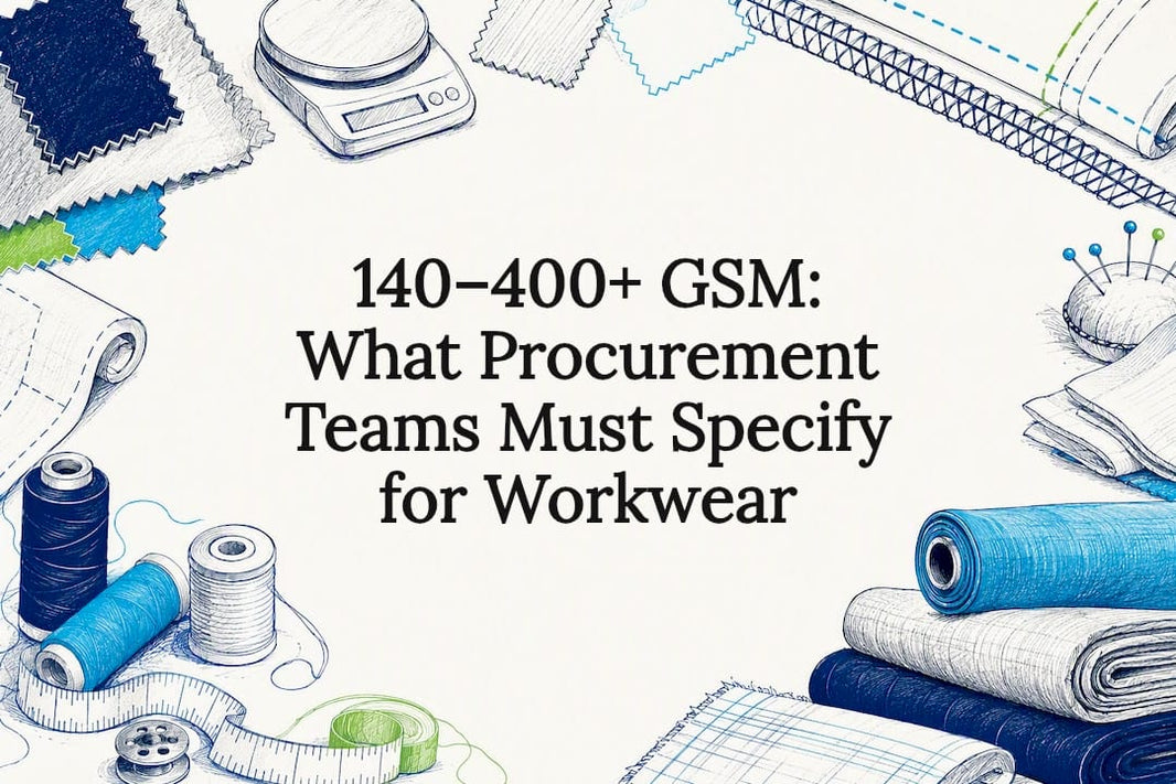 Decorative GSM workwear title card