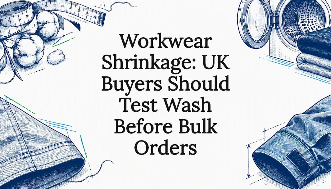 Sketches frame a clear workwear shrinkage title
