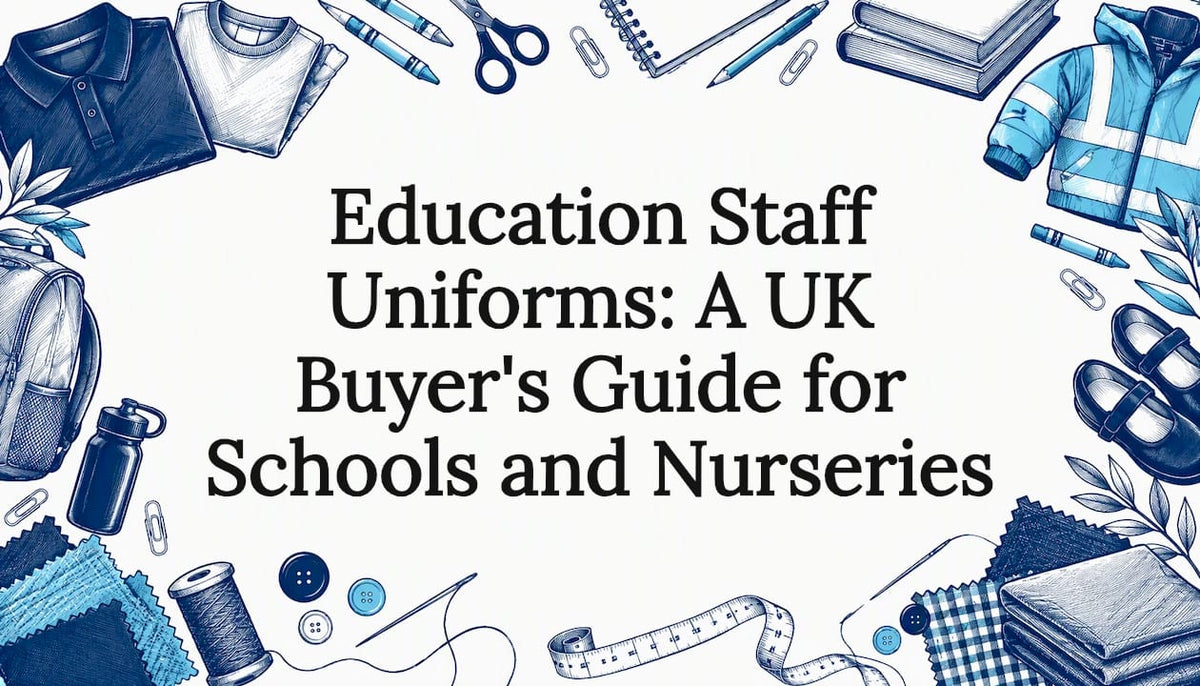Hand-drawn education uniform title card