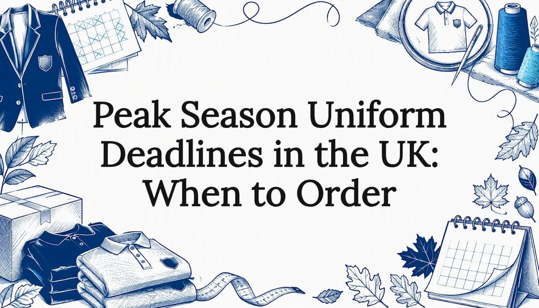 Sketches framing a uniform deadline title