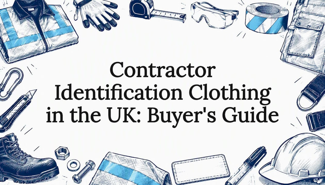 Hand-drawn workwear details frame the guide title