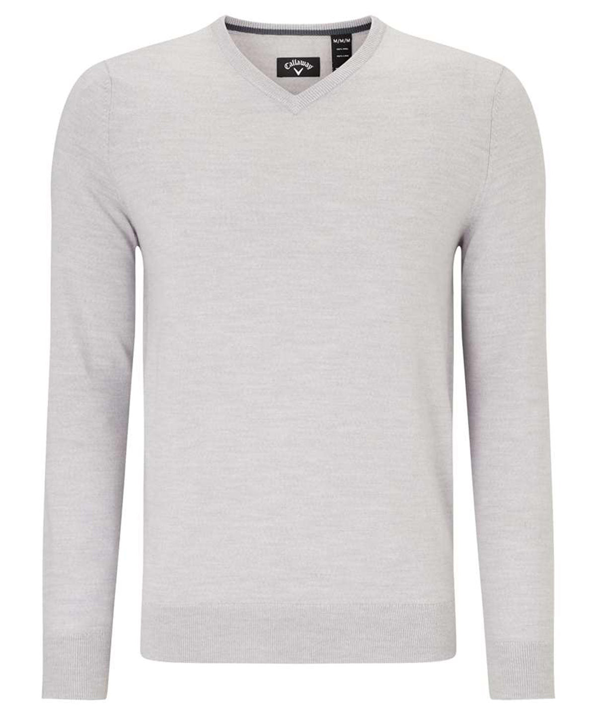 Ribbed v-neck Merino sweater