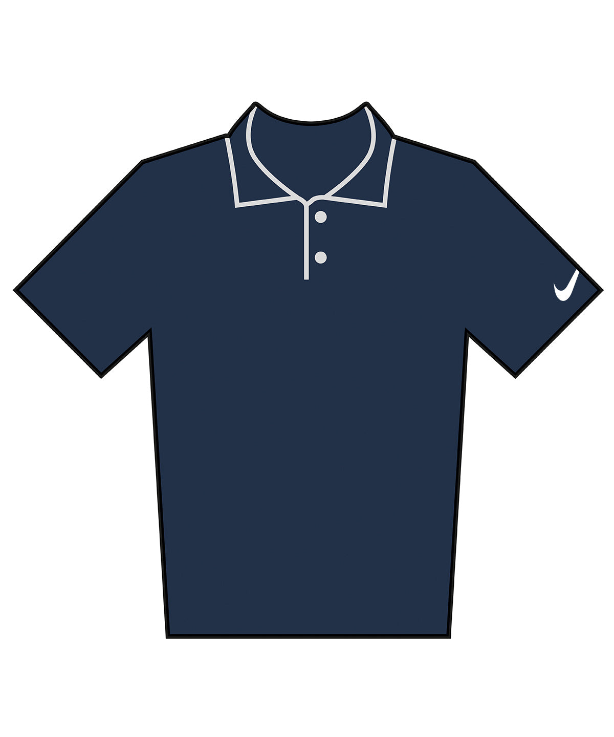 College Navy/White