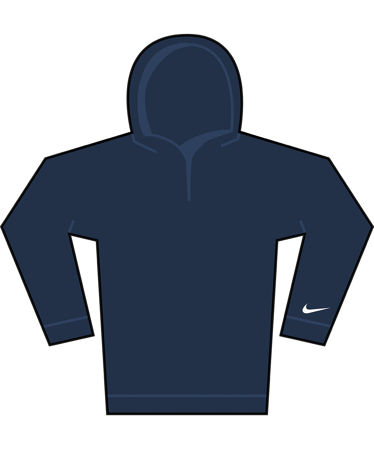 College Navy/White